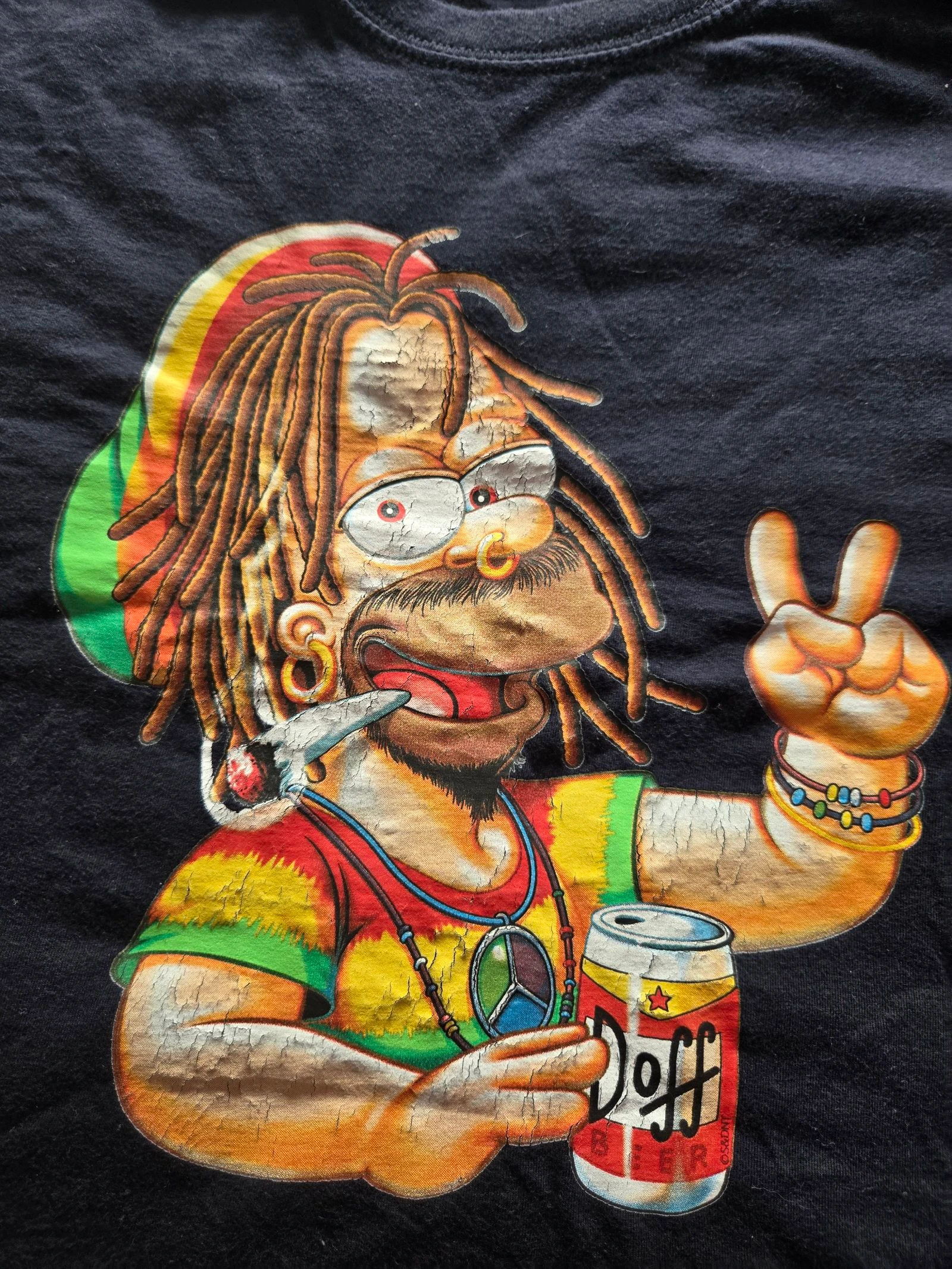 Camiseta reggae preta tl – photo 2